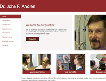 Tablet Screenshot of johnfandrenod.com